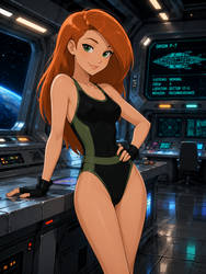 Kim Possible Is Space Swimsuit Baddie!!!