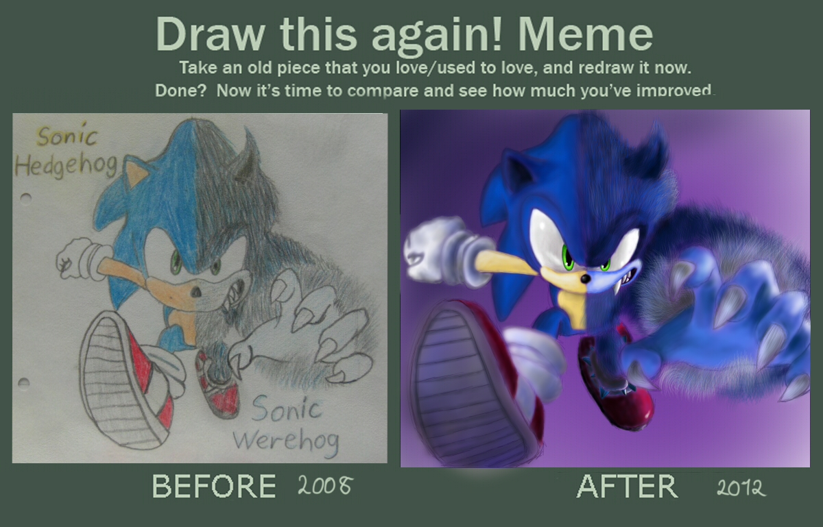 .:Redraw Meme Sonic:.