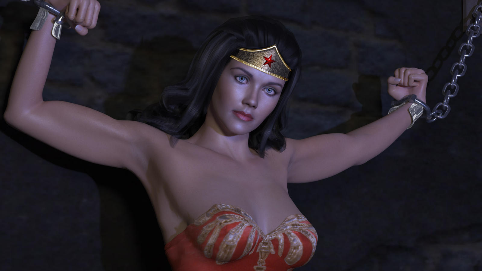 Wonder Woman In The Dungeon By Qaz art On DeviantArt wonder-woman-in-the-dungeon-by-qaz-art-on-deviantart