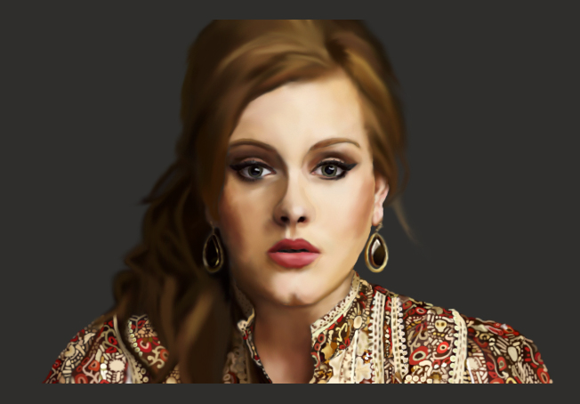 Adele Painting by charlottetwidale on DeviantArt