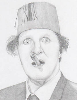 Tommy Cooper Drawing