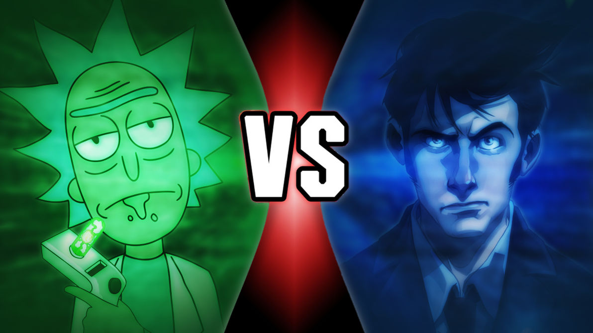 Rick Sanchez vs The Doctor by MrGravitySir on DeviantArt