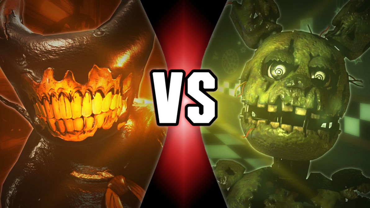Bendy vs Springtrap by MrGravitySir on DeviantArt