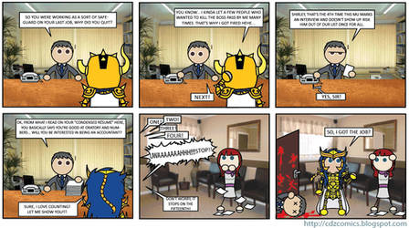 CDZ Comics - Job Interview 1 by thebrazilianMark