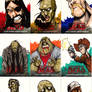 Walking Dead Sketch Cards Set 2