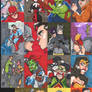 DC Epic Battles Sketch Cards SET 2