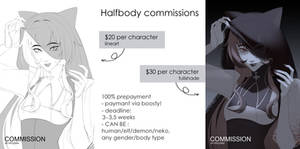 Halfbody commissions open