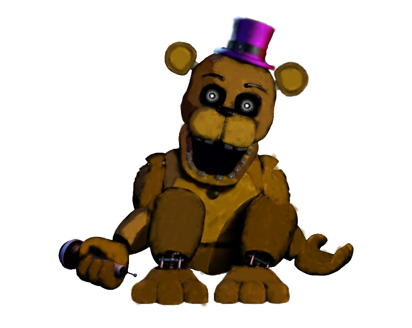 Fixed W.Golden Freddy/Fredbear v.2 by SrFuntimeTico on DeviantArt