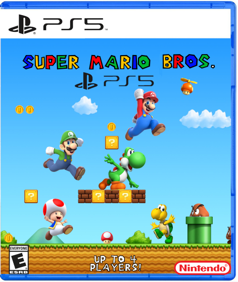 Super Mario Bros. PS5 Concept Case by TCRebMeeker36YT on DeviantArt