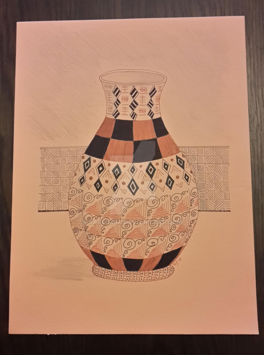 Zentangle Vase by Sarlissia on DeviantArt
