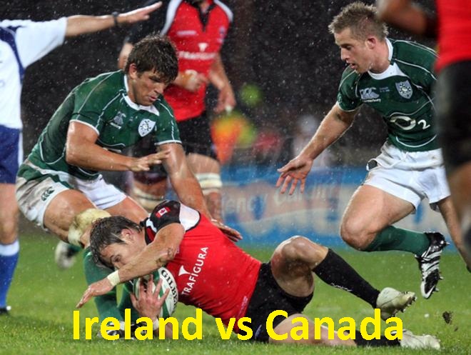 Ireland vs Canada Rugby Worldcup 2015 live