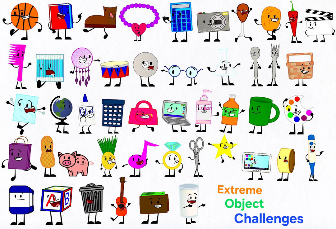Extreme Object Challenges Poster! by mansimunjal on DeviantArt