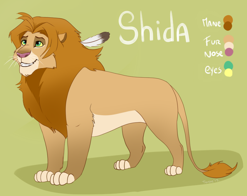 .TLK OC: Shida the lion.