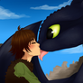 HTTYD: Nightfury kisses.