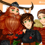 .HTTYD2: Meet the Haddocks.