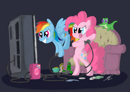 Pinkie Dash Playing Games