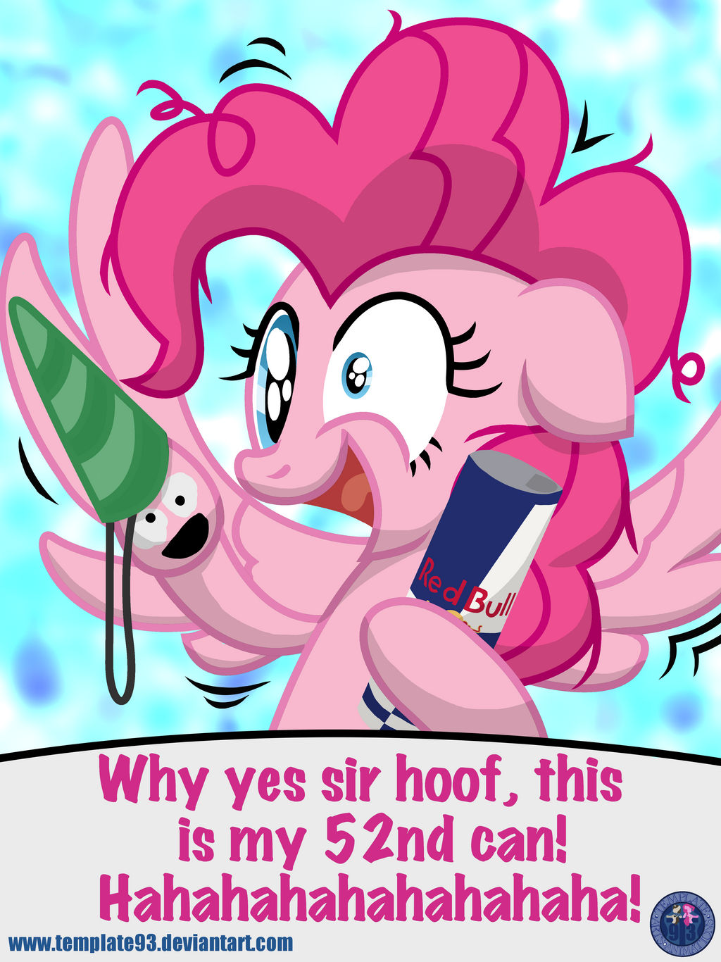 Pinkie Pie on RedBull