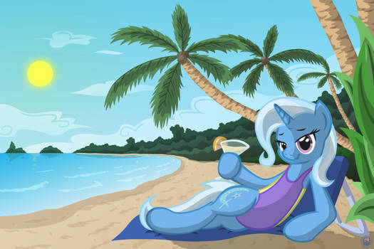 Trixie At The Beach