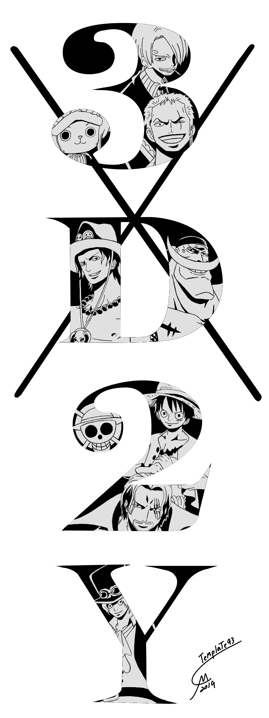 One Piece Tattoo Blackwhite By Template93 On Deviantart One Piece Tattoo Blackwhite By Template93 On Deviantart