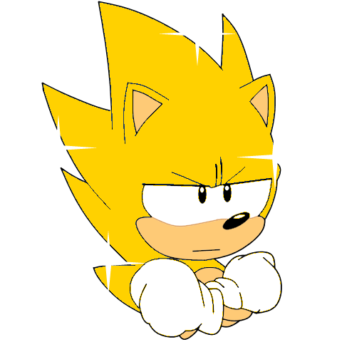 Super sonic in sonic mania adventures by KeinBlueTheFox on DeviantArt
