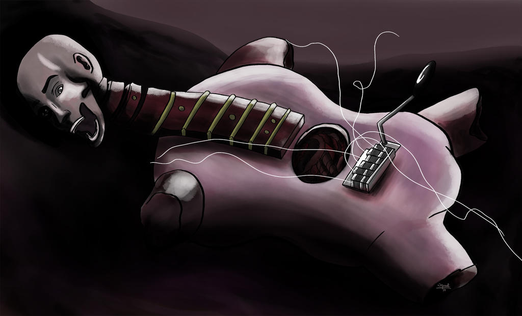 Guitar corpse by Ezequielmercado