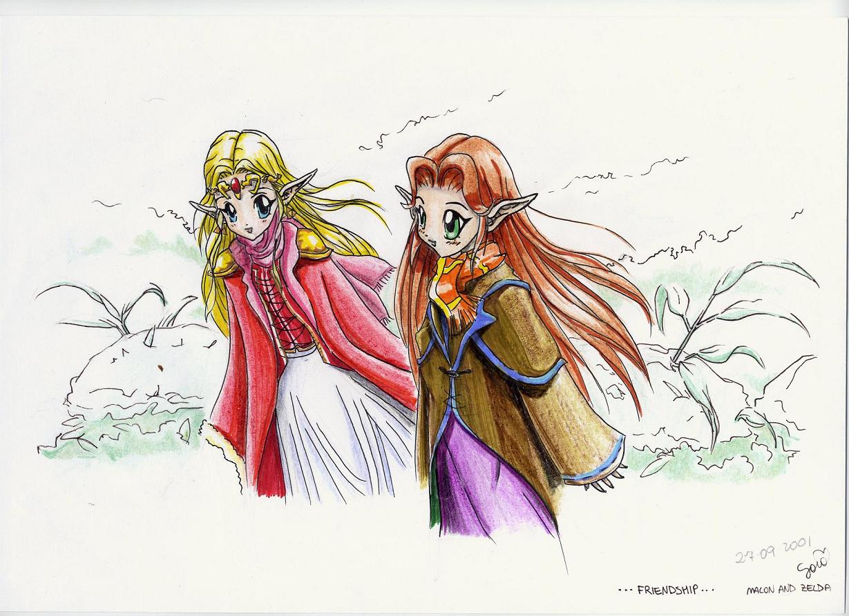 Zelda and Malon-Friendship