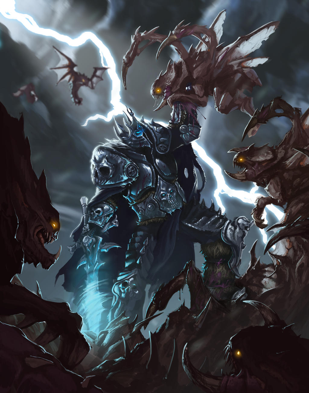 The King Arthas against The Swarm of Kerrigan