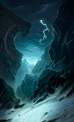 Plateau of Leng environment concept