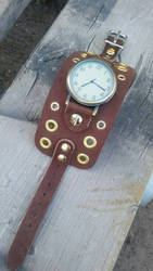 just a simple steampunk watch cuff