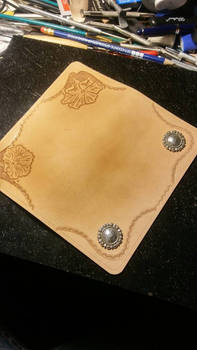 leather wallet wip