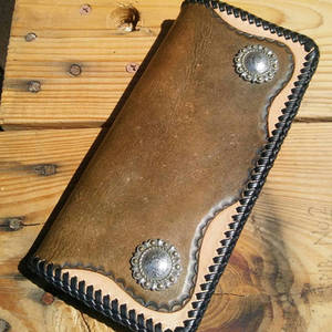 I made a leather wallet 