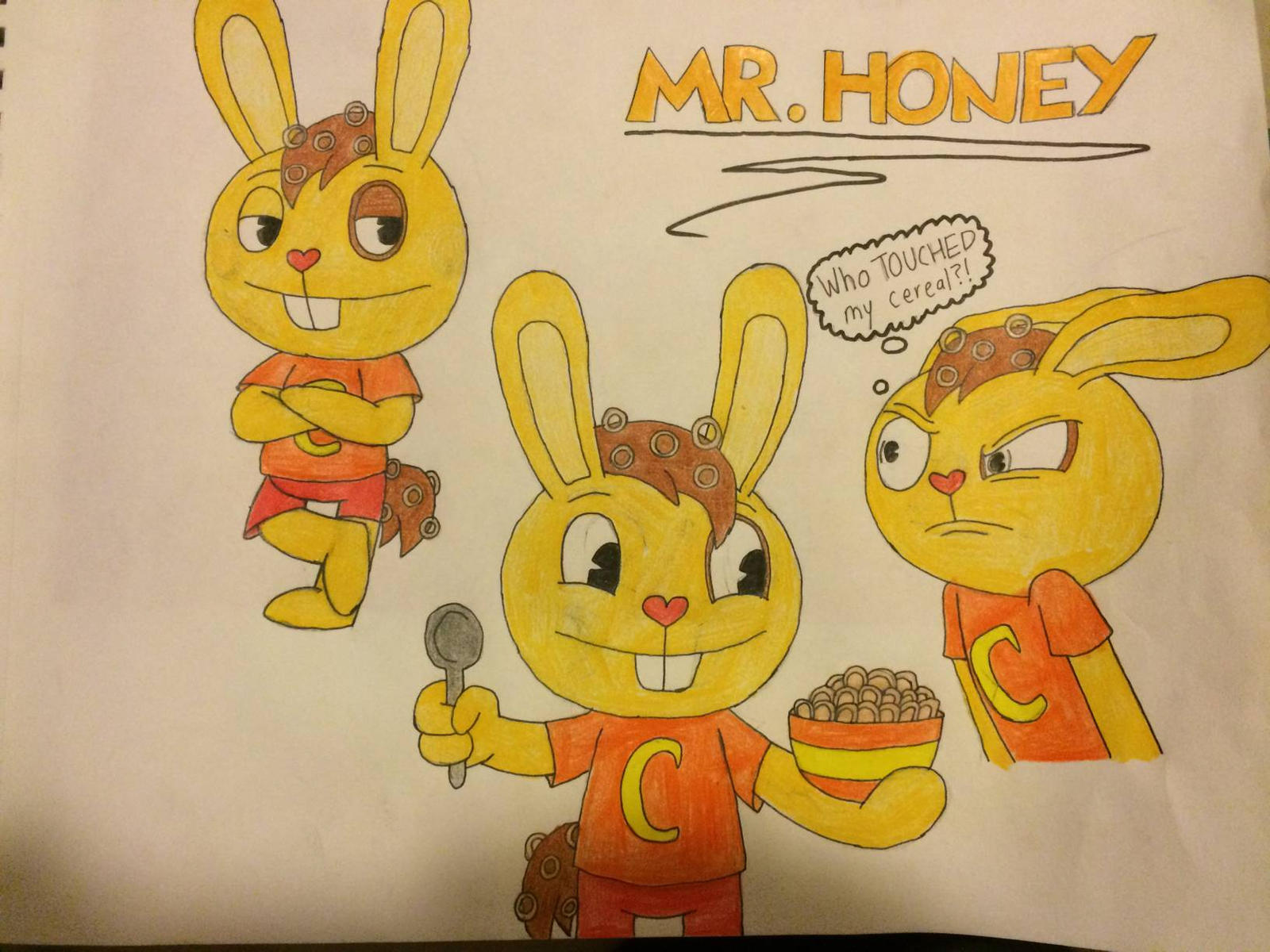 Mr. Honey the Rabbit (HTF OC) by MLPTMNTFan2000 on DeviantArt