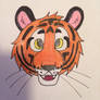 A Simple Tiger Drawing, but in my style