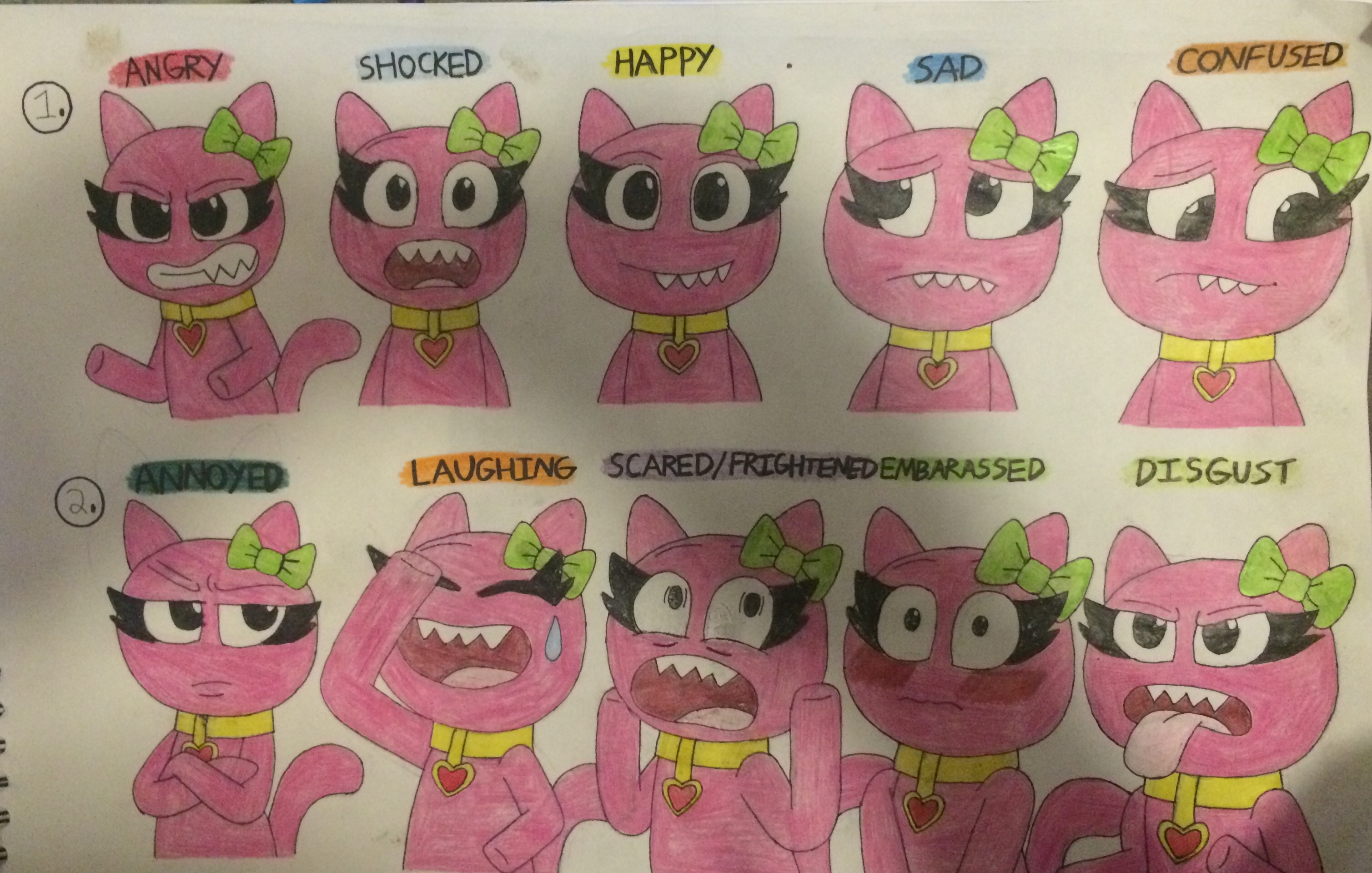 Ugly Dolls OC - Stella Expression Sheet by MLPTMNTFan2000 on DeviantArt