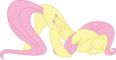 Fluttershy - Scared something... by MLPTMNTFan2000