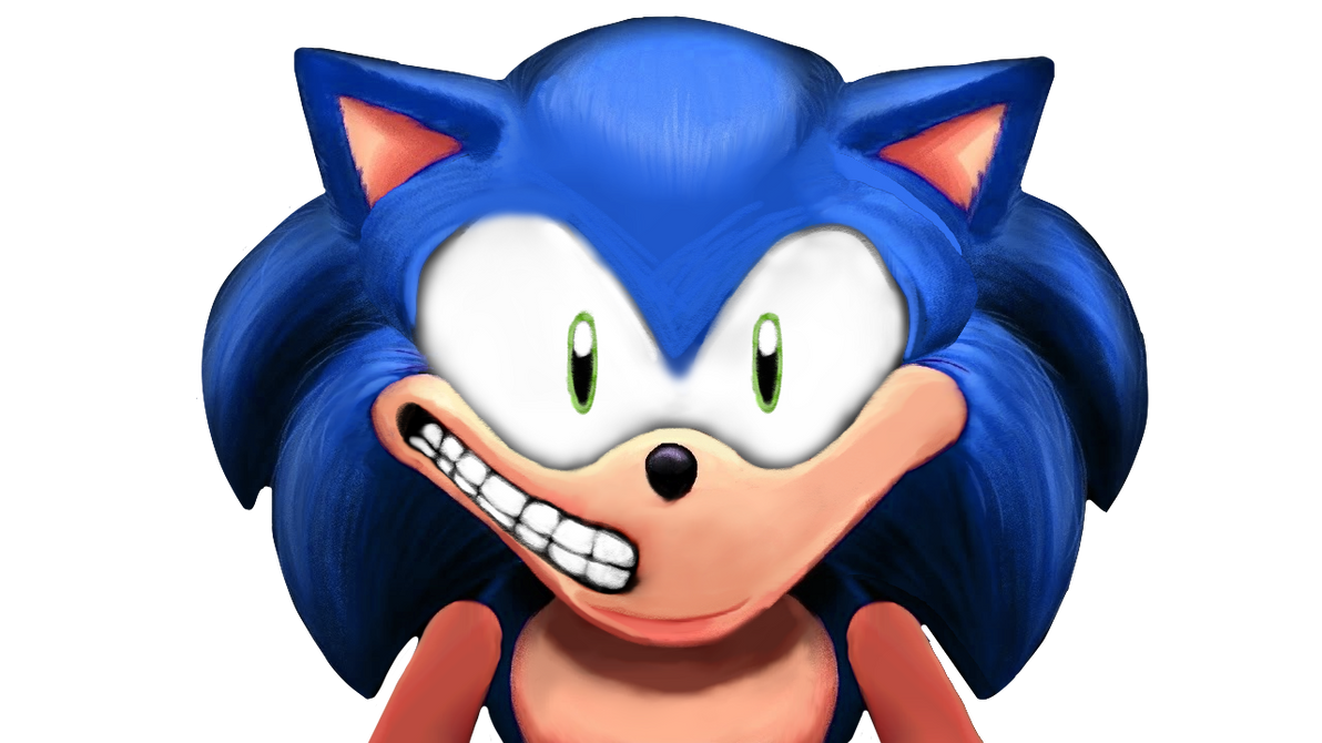 Yet Another Totally Normal Sonic Face by L0stD00dle on DeviantArt