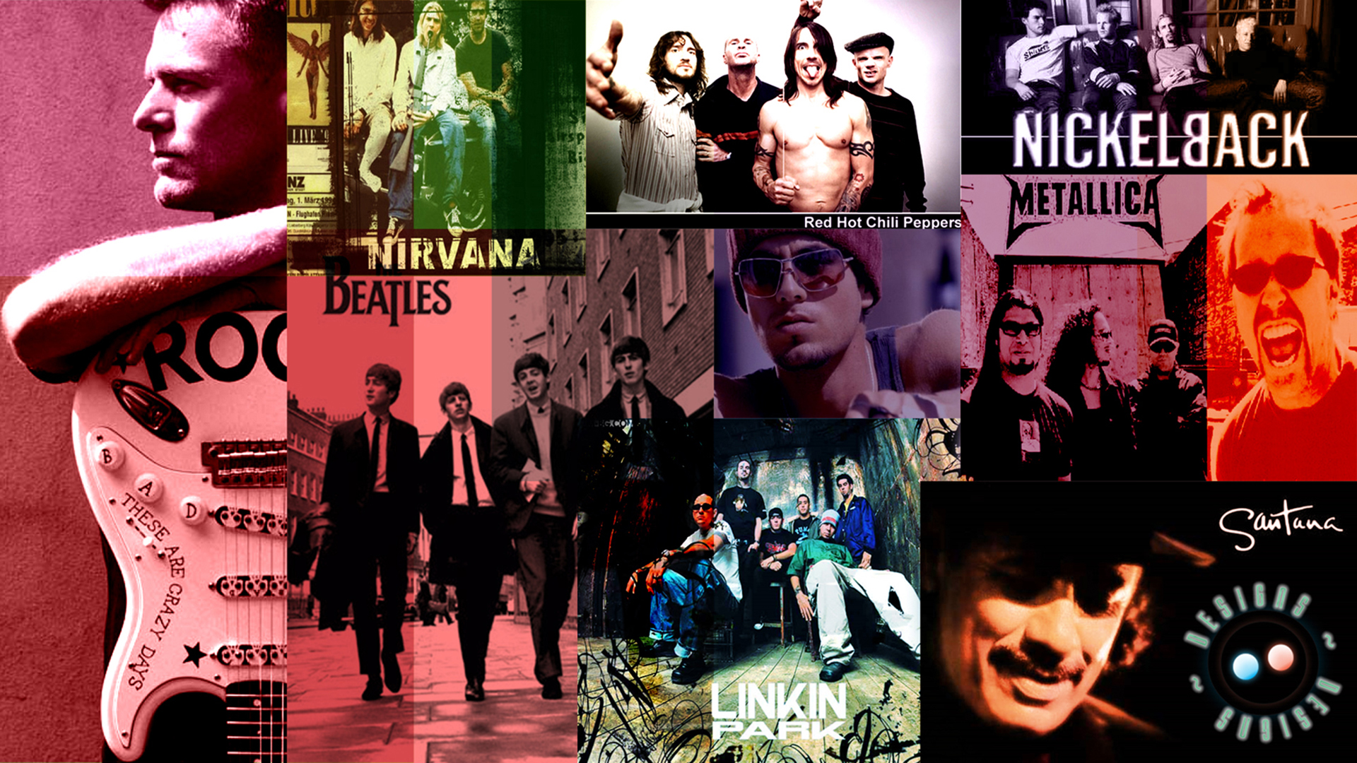 Music collage HD - Widescreen