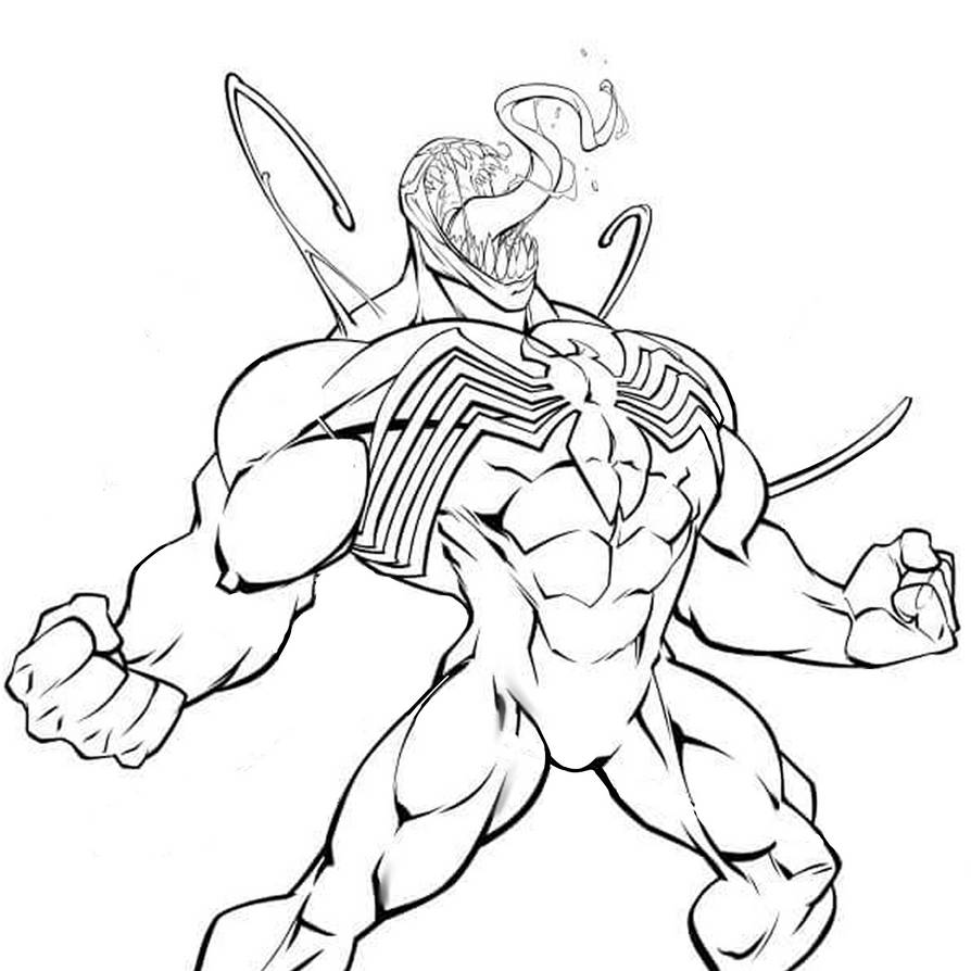 Marvel Coloring Pages - Venom by JBon20 on DeviantArt