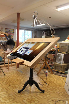 4k 40 inch Screen Drawing Machine