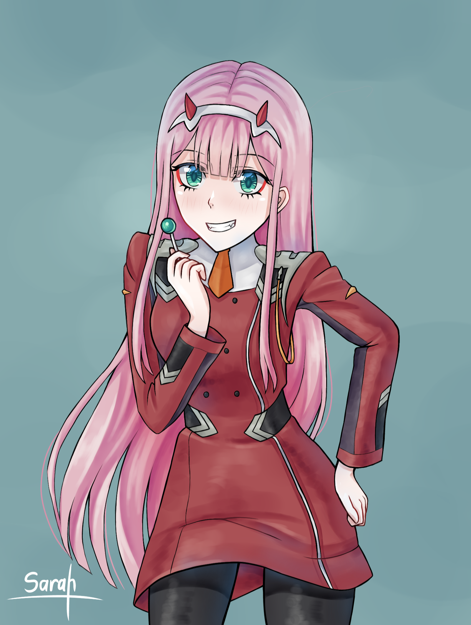 Zero two: DARLING in the FRANXX by Sarahsaurousrex on DeviantArt