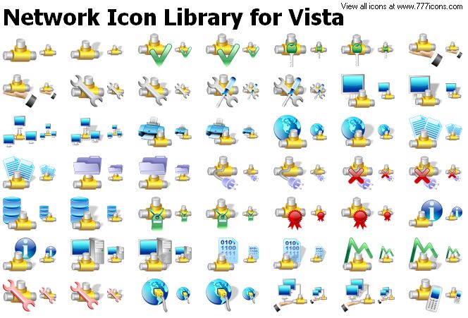 Network Icon Library for Vista