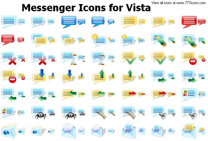 Messenger Icons for Vista