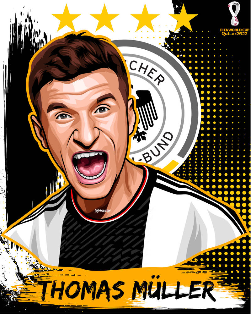 Thomas Müller Ausmalbild Thomas Muller Coloring Page ...