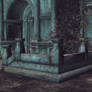 Gothic Courtyard Background