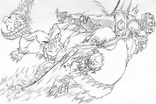 God of Despair vs Rajang Fang