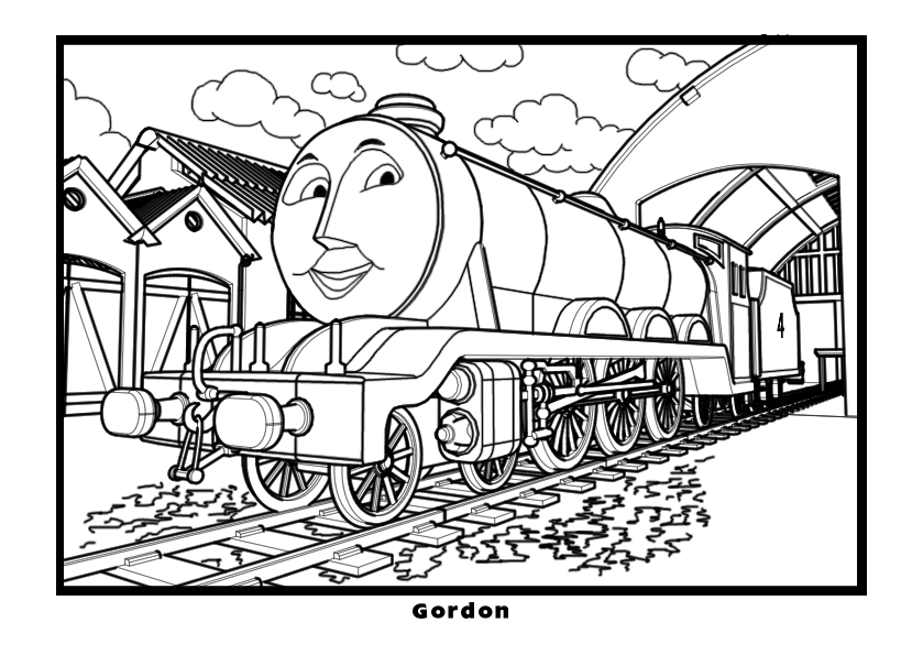 Gordon Colouring Railway Adventures by greatioue on DeviantArt
