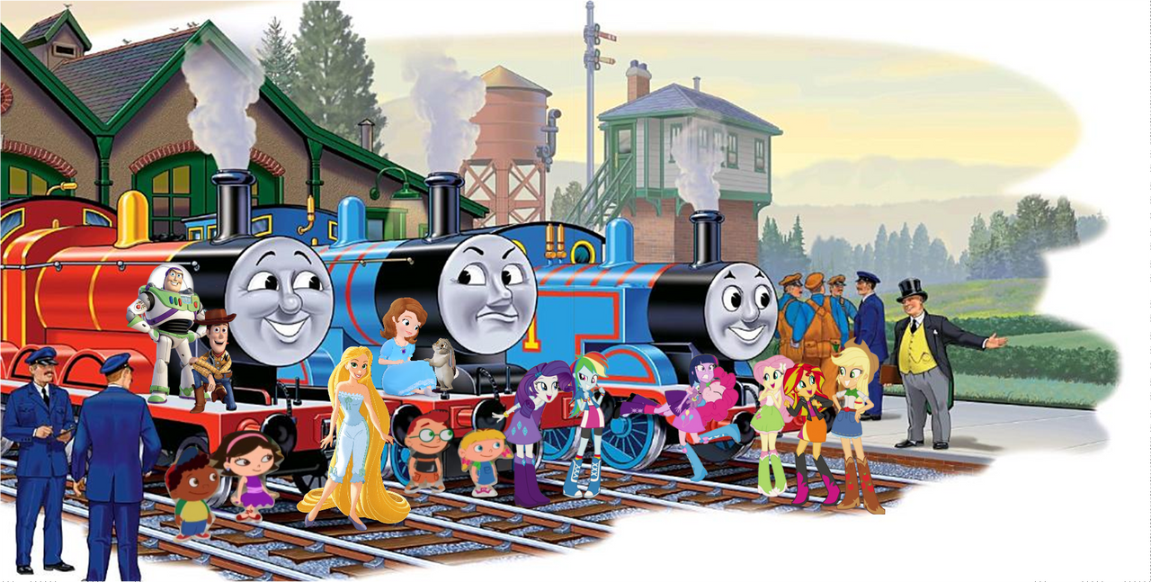 Thomas As His Friends Dressed Up Ready For Work By Greatioue On thomas-as-his-friends-dressed-up-ready-for-work-by-greatioue-on