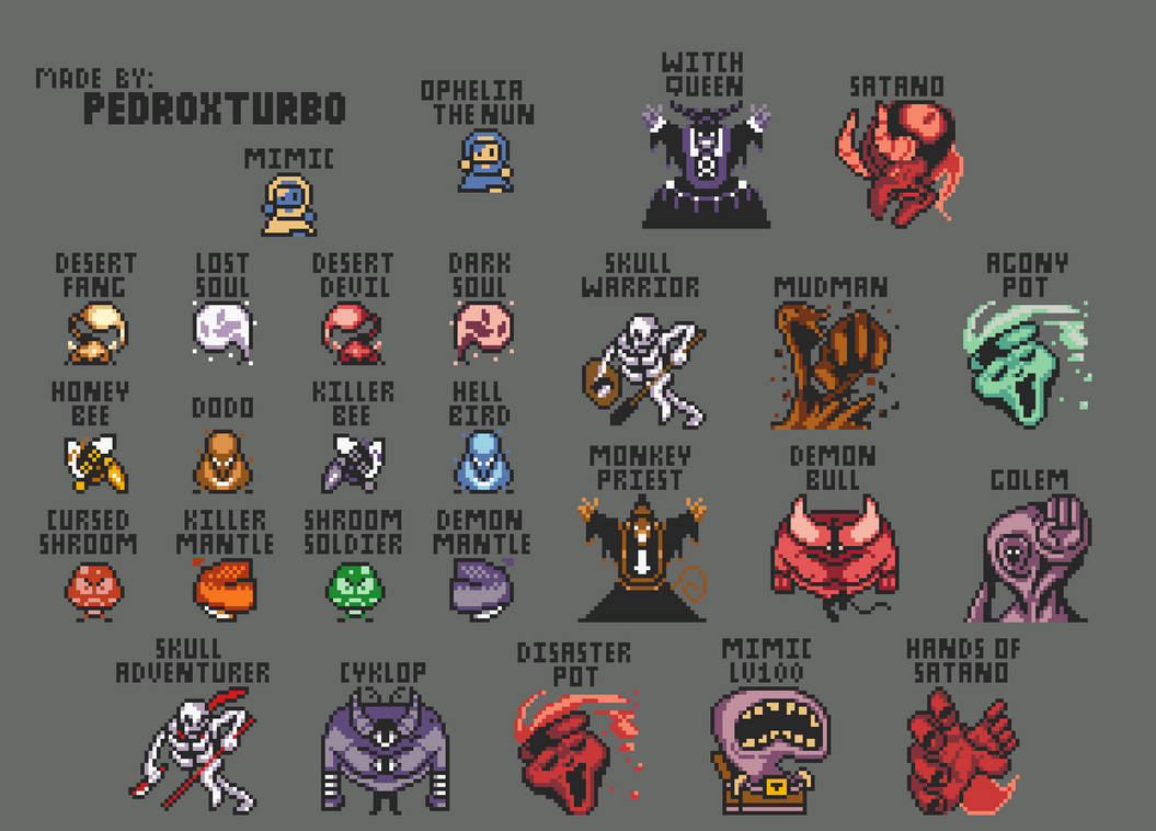 RPG Monsters by pedroxturbo on DeviantArt