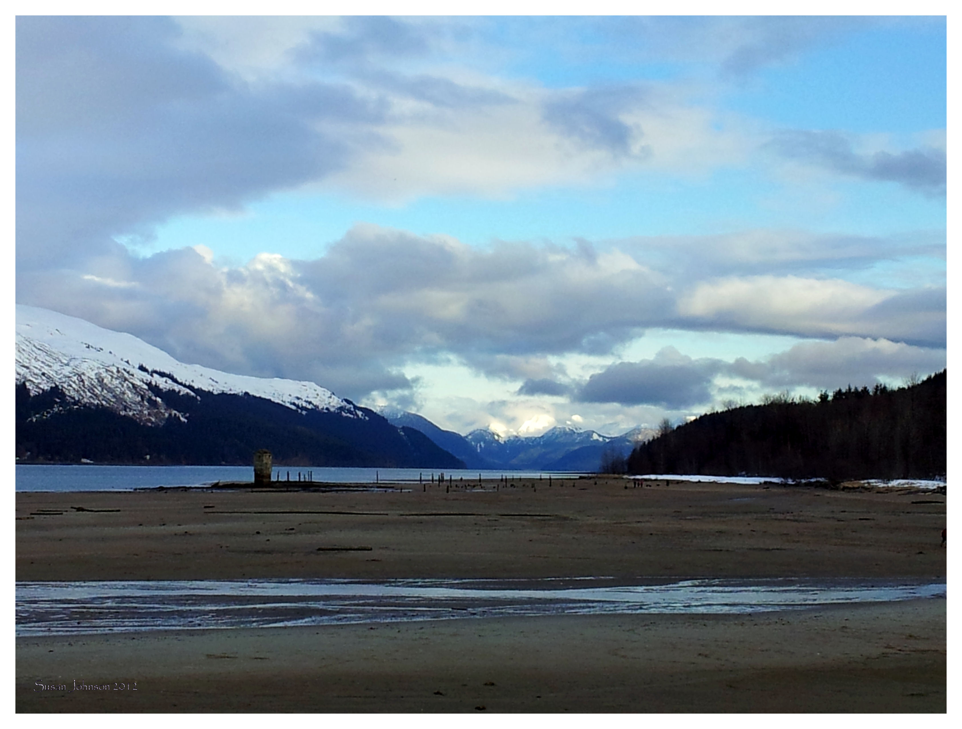 Channel and the Mountains