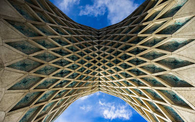 Symmetry Of Azadi Tower